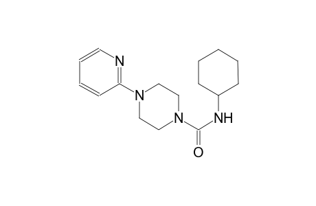 N-cyclohexyl-4-(2-pyridinyl)-1-piperazinecarboxamide