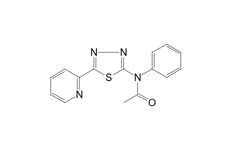 2-(N-acetylanilino)-5-(2-pyridyl)-1,3,4-thiadiazole