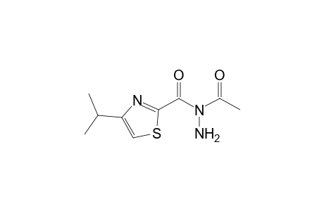 N-acetyl-4-isopropylthiazole-2-carbohydrazide
