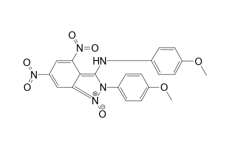 N,2-bis(4-methoxyphenyl)-4,6-dinitro-2H-indazol-3-amine 1-oxide