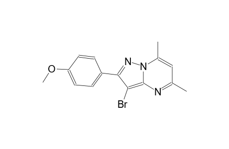 3-Bromo-2-(4-methoxy-phenyl)-5,7-dimethyl-pyrazolo[1,5-a]pyrimidine