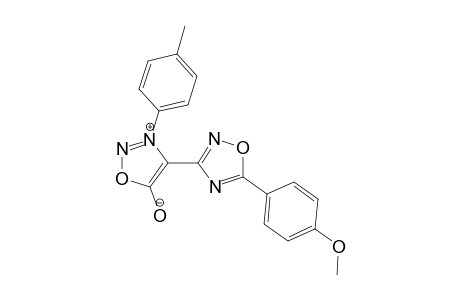 3-(p-Methylphenyl)-4-[5-(p-methoxyphenyl)-.delta.(2)-1,2,4-oxadiazol-3-yl]sydnone