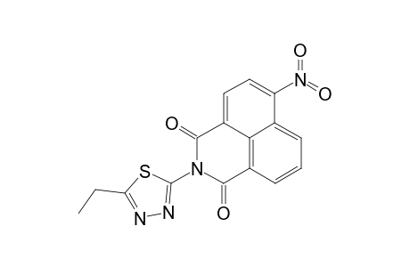 2-(5-Ethyl-1,3,4-thiadiazol-2-yl)-6-nitro-1H-benzo[de]isoquinoline-1,3(2H)-dione