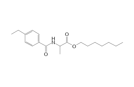 l-Alanine, N-(4-ethylbenzoyl)-, heptyl ester