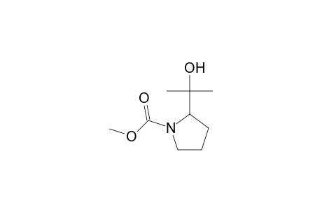 Methyl 2-(1-hydroxy-1-methylethyl)-1-pyrrolidinecarboxylate