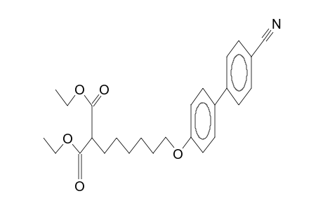 Propanedioic acid, [6-[(4'-cyano[1,1'-biphenyl]-4-yl)oxy]hexyl]-, diethyl ester