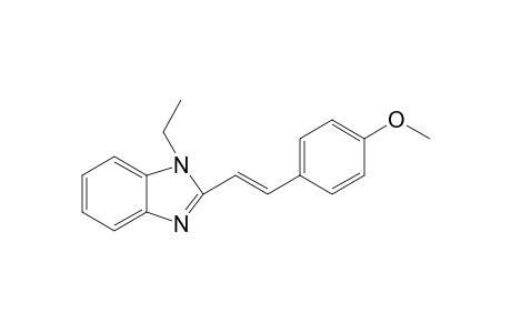 1H-benzimidazole, 1-ethyl-2-[(E)-2-(4-methoxyphenyl)ethenyl]-