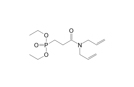 p-[3-(di-2-Propen-1-ylamino)-3-oxopropyl]phosphonic acid, diethyl ester