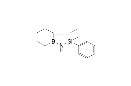 1-Aza-2-sila-5-boracyclopent-3-ene, 4,5-diethyl-2,3-dimethyl-2-phenyl-