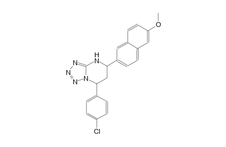tetrazolo[1,5-a]pyrimidine, 7-(4-chlorophenyl)-4,5,6,7-tetrahydro-5-(6-methoxy-2-naphthalenyl)-