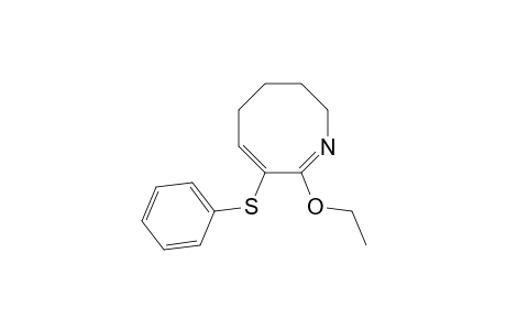 Azocine, 8-ethoxy-2,3,4,5-tetrahydro-7-(phenylthio)-, (E,?)-