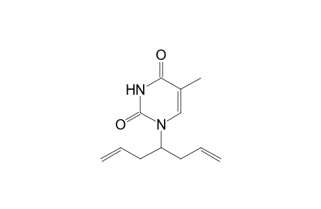 4-[(1H,3H)-5-METHYLPYRIMIDINE-2,4-DION-1-YL]-1,6-HEPTADIENE