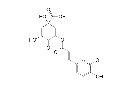 Chlorogenic acid [3-[[3-(3,4-dihydroxyphenyl)-1-oxo-2-propenyl]oxy]-1,4,5-trihydroxycyclohexanecarboxylic acid]