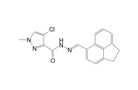 4-chloro-N'-[(E)-1,2-dihydro-5-acenaphthylenylmethylidene]-1-methyl-1H-pyrazole-3-carbohydrazide