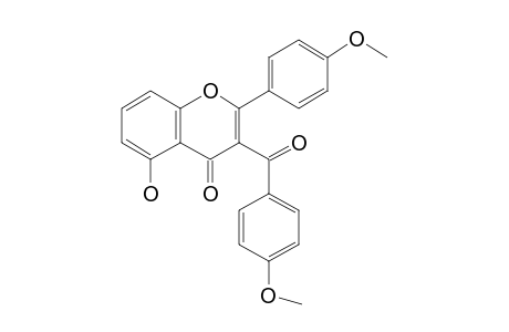 5-Hyroxy-4'-methoxy-3-(4""""-methoxybenzoyl)flavone