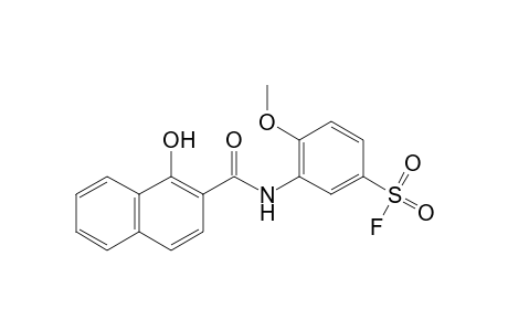 5'-(Fluorosulfonyl)-1-hydroxy-2-naphth-o-anisidide