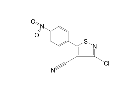 3-chloro-5-(p-nitrophenyl)-4-isothiazolecarbonitrile