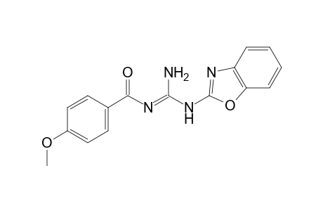 N-(1,3-benzoxazol-2-yl)-N''-[(E)-(4-methoxyphenyl)(oxo)methyl]guanidine