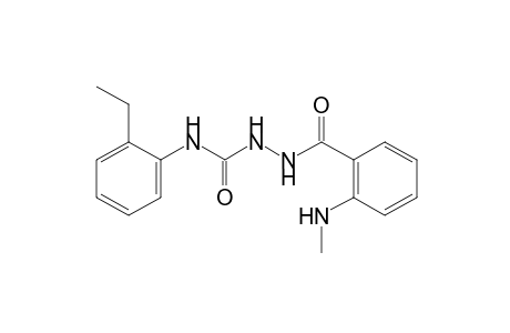4-(o-ethylphenyl)-1-(N-methylanthraniloyl)semicarbazide