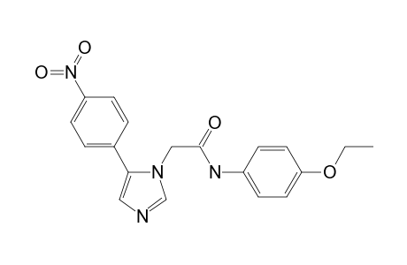 2-[5-(4-nitrophenyl)imidazol-1-yl]-N-p-phenetyl-acetamide