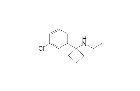 [1-(3-Chlorophenyl)cyclobutyl](ethyl)amine