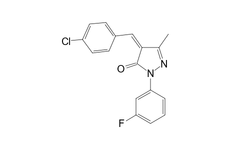 (4E)-4-(4-Chlorobenzylidene)-2-(3-fluorophenyl)-5-methyl-2,4-dihydro-3H-pyrazol-3-one