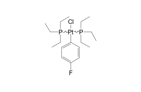 TRANS-CHLORO-4-FLUOROPHENYL-BIS-(TRIETHYLPHOSPHINE)-PLATINUM-(II)