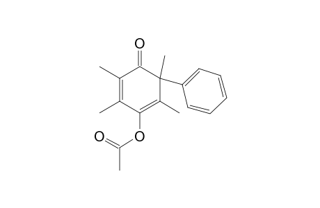 4-hydroxy-2-phenyl-2,3,5,6-tetramethyl-2,4-cyclohexadien-1-one, acetate