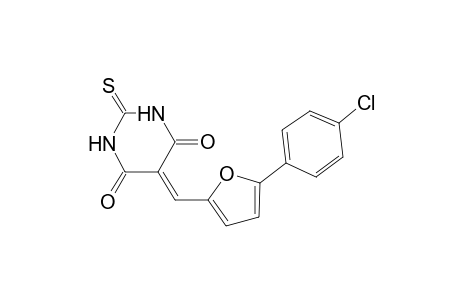 5-{[5-(4-chlorophenyl)-2-furyl]methylene}-2-thioxodihydro-4,6(1H,5H)-pyrimidinedione