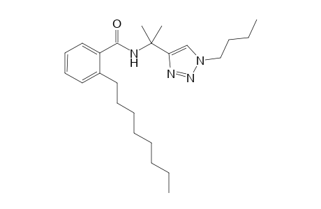 N-[2-(1-n-Butyl-1H-1,2,3-triazol-4-yl)propan-2-yl]-2-n-octylbenzamide