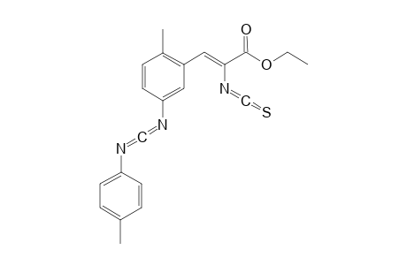 2-Isothiocyanato-3-(2-methyl-5-p-tolyliminomethyleneamino-phenyl)-acrylic acid ethyl ester