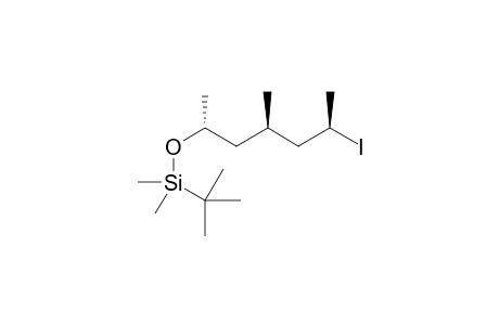 tert-butyl-[(1R,3R,5R)-5-iodo-1,3-dimethyl-hexoxy]-dimethyl-silane