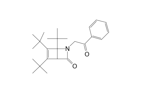 2-(BENZOYLMETHYL)-1,5,6-TRI-TERT.-BUTYL-2-AZABICYCLO-[2.2.0]-HEX-5-EN-3-ONE