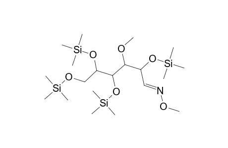 D-Glucose, 3-O-methyl-2,4,5,6-tetrakis-O-(trimethylsilyl)-, O-methyloxime