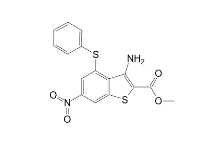 3-Amino-6-nitro-4-phenylsulfanyl-benzo[b]thiophene-2-carboxylic acid methyl ester