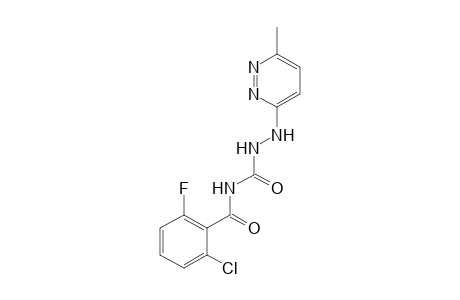 4-(2-chloro-6-fluorobenzoyl)-1-(6-methyl-3-pyridazinyl)semicarbazide