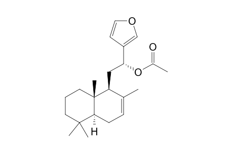 (12R)-12-Acetoxy-15,16-epoxylabda-7,13(16),14-triene