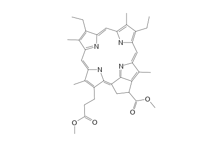 2,4-Diethyl-7-[2-(methoxycarbonyl)ethyl]-6,.gamma.-[.gamma.'-(methoxycarbonyl)ethylene]-1,3,5,8-tetramethylporphyrin