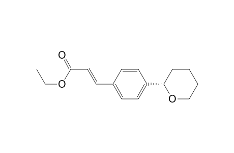 Ethyl (2E)-3-{4-[(2S)-tetrahydro-2H-pyran-2-yl]phenyl}acrylate