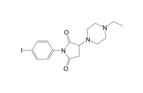 3-(4-Ethyl-1-piperazinyl)-1-(4-iodophenyl)pyrrolidine-2,5-dione