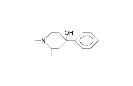 1,2-Dimethyl-4-phenylpiperidine-4-ol, (.alpha.-isomer)