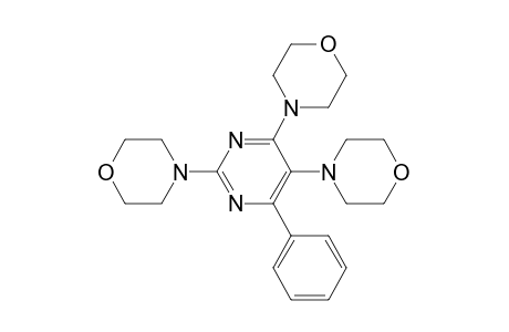 4-(2,4-dimorpholin-4-yl-6-phenyl-pyrimidin-5-yl)morpholine