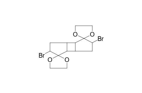 Dispiro[1,3-dioxolane-2,1'(4'H)-cyclobutadicyclopentene-4',2''-[1,3]dioxolane], 2',5'-dibromooctahydro-