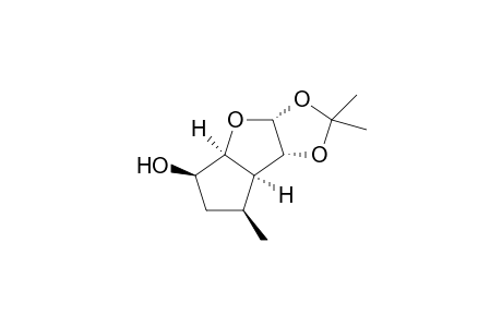 2,3-(Isopropylidenedioxy)-5-methyl-7-hydroxy-1-oxabicyclo[3.3.0]octane