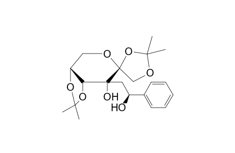 (2'R)-1,2;4,5-Di-O-Isopropylidene-3-C-(2-hydroxy-2-phenylethyl)-.beta.,D-psicopyranose