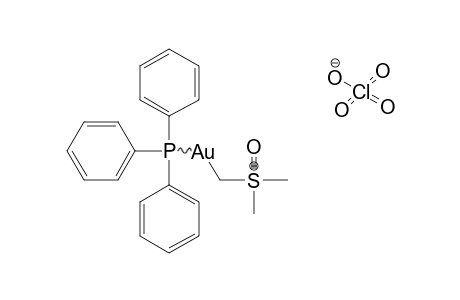 [AU-[CH2S(=O)ME2]-(PPH3)]CLO4