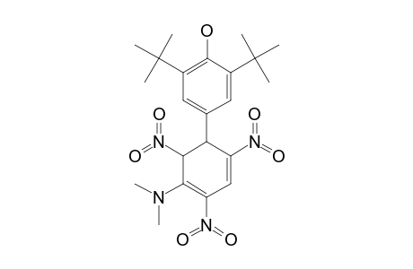2,6-ditert-butyl-4-(5-dimethylamino-2,4,6-trinitro-1-cyclohexa-2,4-dienyl)phenol