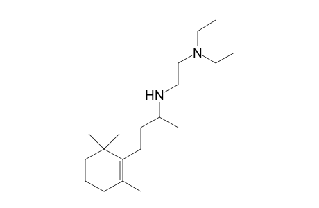 N-[(2-Diethylamino)ethyl]-alpha,2,6,6-tetramethyl-1-cyclohexene-1-propylamine