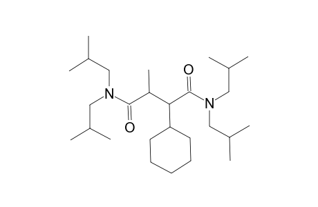 2-Cyclohexyl-N1,N1,N4,N4-tetraisobutyl-3-methyl-succinamide