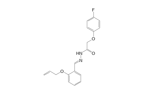 2-(4-fluoranylphenoxy)-N-[(E)-(2-prop-2-enoxyphenyl)methylideneamino]ethanamide